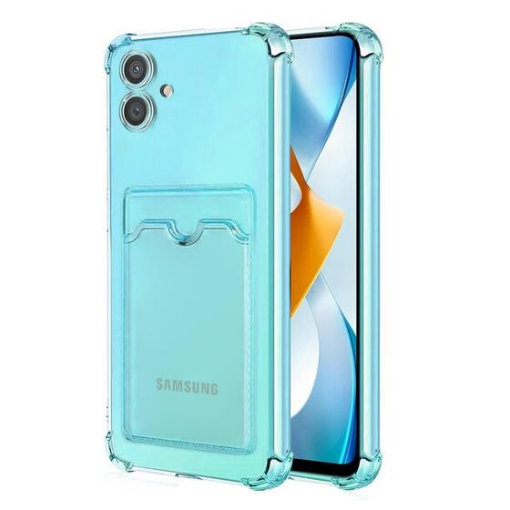 Microsonic Samsung Galaxy A05 Card Slot Shock Kılıf Mavi