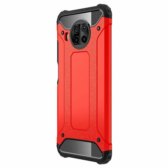 Microsonic Xiaomi Mi 10T Lite Kılıf Rugged Armor Kırmızı