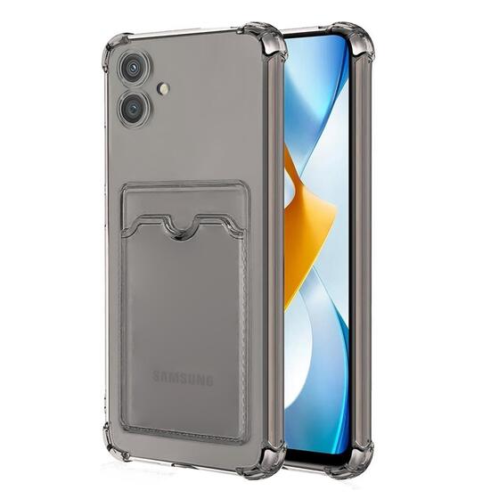 Microsonic Samsung Galaxy A05 Card Slot Shock Kılıf Füme