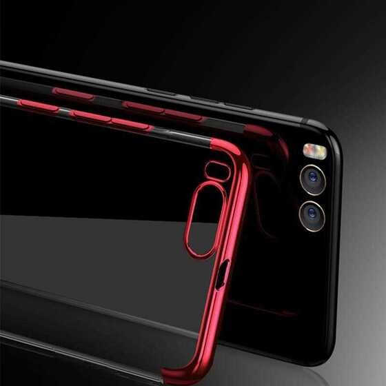 Microsonic Xiaomi Mi6 Kılıf Skyfall Transparent Clear Gümüş