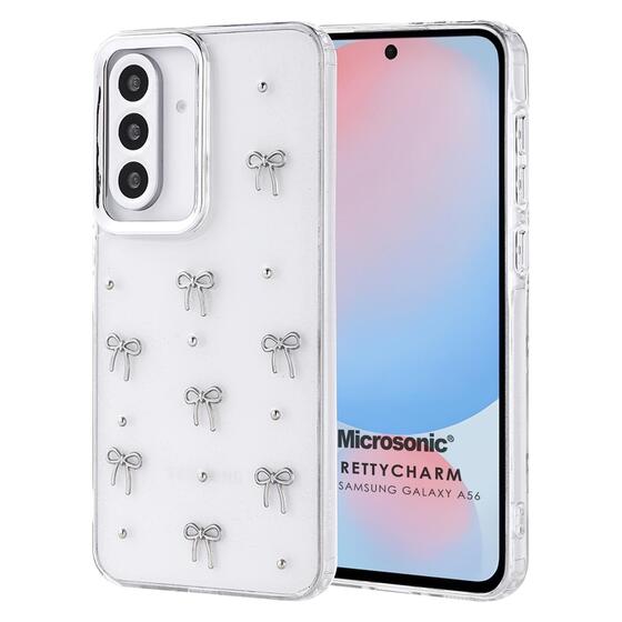 Microsonic Samsung Galaxy A56 Kılıf PrettyCharm Bow