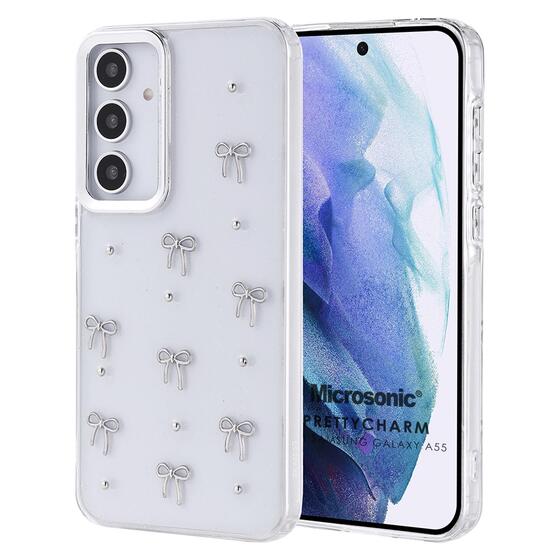 Microsonic Samsung Galaxy A55 Kılıf PrettyCharm Bow