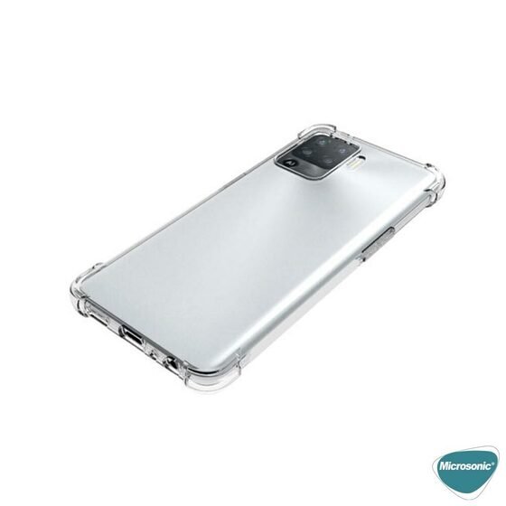 Microsonic Oppo Reno 5 Lite Kılıf Shock Absorbing Şeffaf