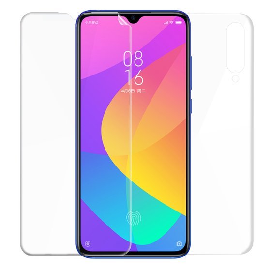 Microsonic Xiaomi Mi 9 Lite Ön + Arka Kavisler Dahil Tam Ekran Kaplayıcı Film