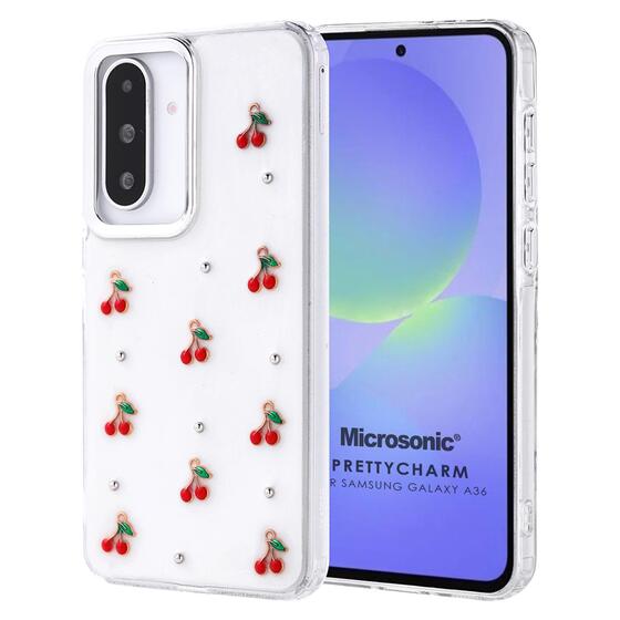 Microsonic Samsung Galaxy A36 Kılıf PrettyCharm Cherry