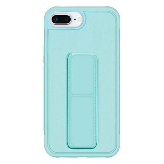 Microsonic Apple iPhone 8 Plus Kılıf Hand Strap Turkuaz