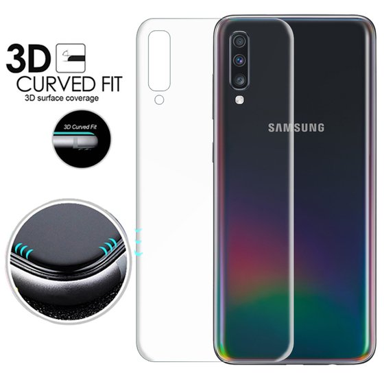 Microsonic Samsung Galaxy A70 Ön + Arka Kavisler Dahil Tam Ekran Kaplayıcı Film