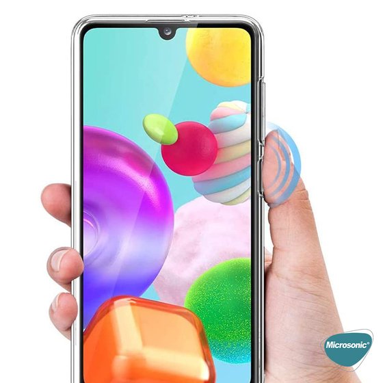 Microsonic Samsung Galaxy A02s Kılıf Transparent Soft Beyaz