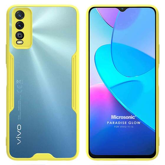 Microsonic Vivo Y11S Kılıf Paradise Glow Sarı