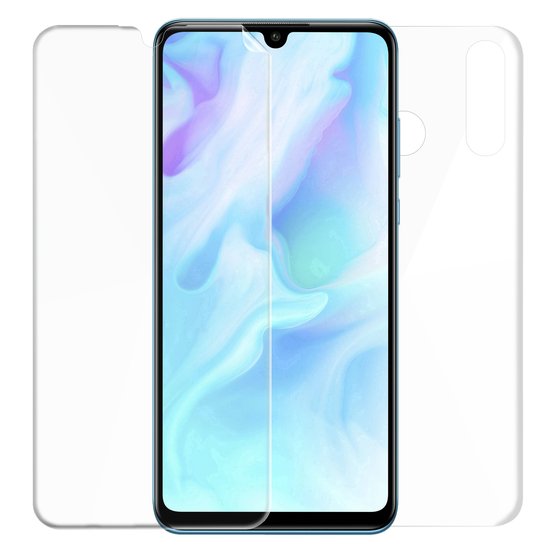 Microsonic Huawei P30 Lite Ön + Arka Kavisler Dahil Tam Ekran Kaplayıcı Film