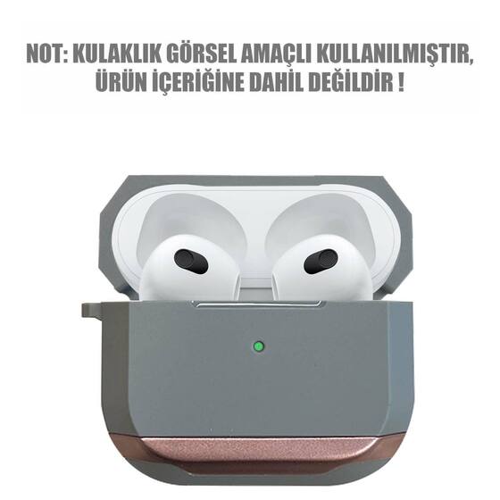 Microsonic Apple AirPods 3 Hard Crude Kılıf Pembe