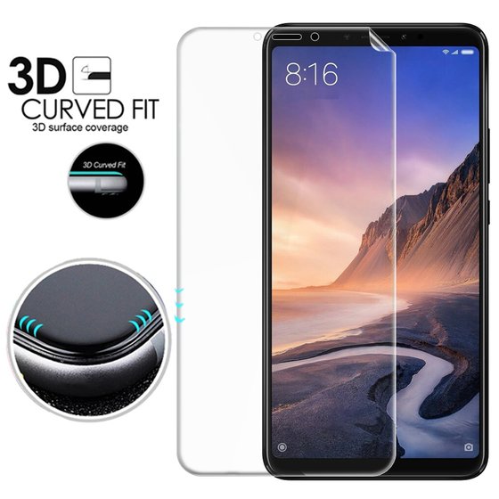 Microsonic Xiaomi Mi Max 3 Ön + Arka Kavisler Dahil Tam Ekran Kaplayıcı Film