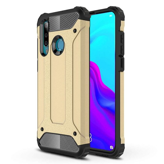 Microsonic Huawei P30 Lite Kılıf Rugged Armor Gold