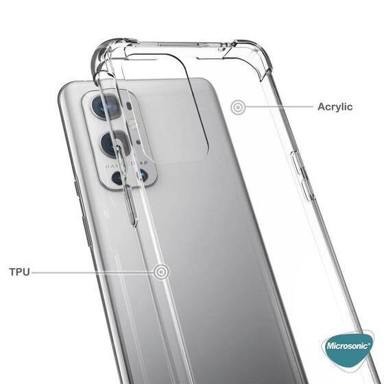 Microsonic OnePlus 9 Pro Kılıf Shock Absorbing Şeffaf