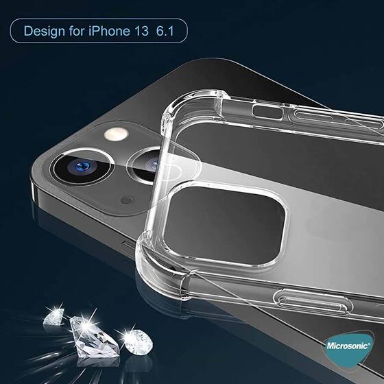 Microsonic Apple iPhone 14 Kılıf Shock Absorbing Şeffaf