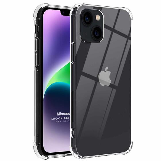 Microsonic Apple iPhone 14 Plus Kılıf Shock Absorbing Şeffaf