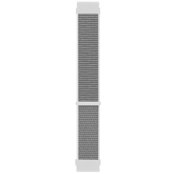 Microsonic Huawei Watch 5 46mm Hasırlı Kordon Woven Sport Loop Beyaz