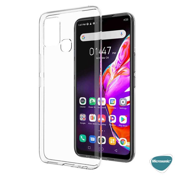 Microsonic Infinix Hot 10T Kılıf Transparent Soft Şeffaf