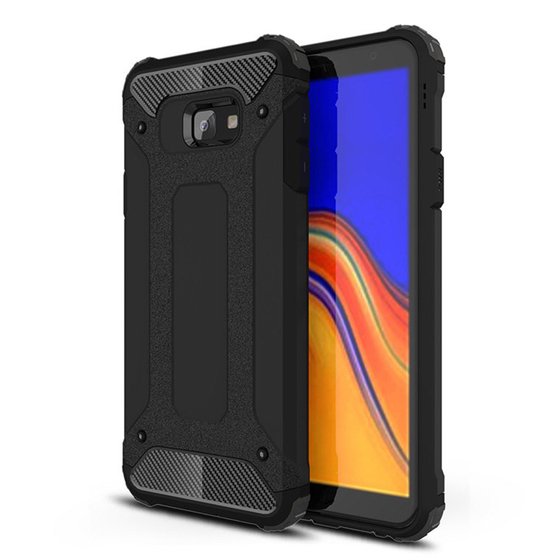 Microsonic Samsung Galaxy J4 Plus Kılıf Rugged Armor Siyah