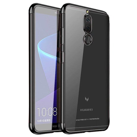 Microsonic Huawei Mate 10 Lite Kılıf Skyfall Transparent Clear Siyah