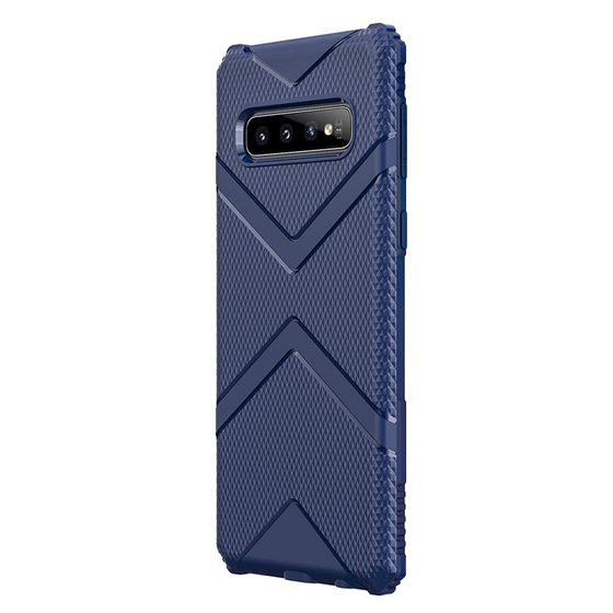 Microsonic Samsung Galaxy S10 Kılıf Diamond Shield Lacivert