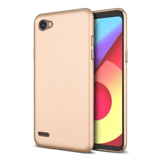 Microsonic LG Q6 Kılıf Premium Slim Gold