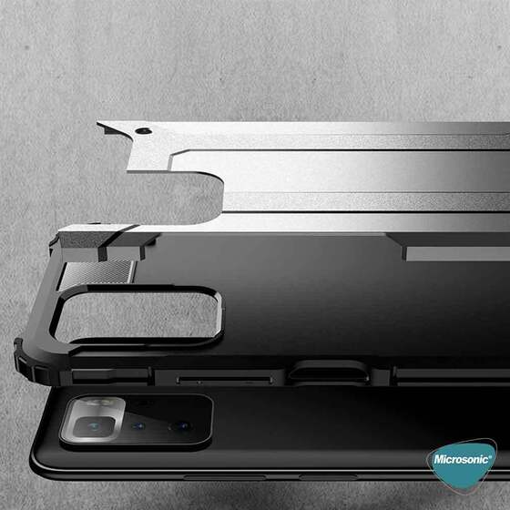 Microsonic Xiaomi Poco X3 GT Kılıf Rugged Armor Kırmızı