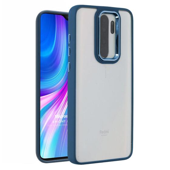 Microsonic Xiaomi Redmi Note 8 Pro Kılıf Bright Planet Lacivert