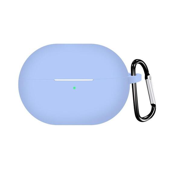 Microsonic Huawei FreeBuds Pro 4 Kılıf Askılı Mat Silikon Mavi