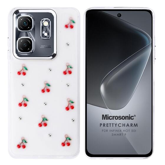 Microsonic Infinix Hot 50i Kılıf PrettyCharm Cherry