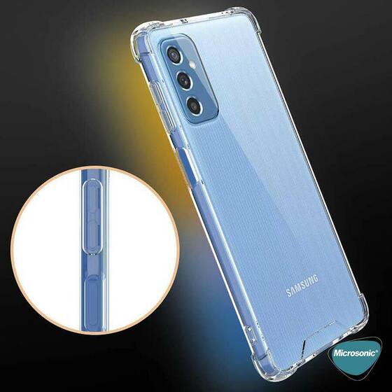 Microsonic Samsung Galaxy M52 Kılıf Shock Absorbing Şeffaf