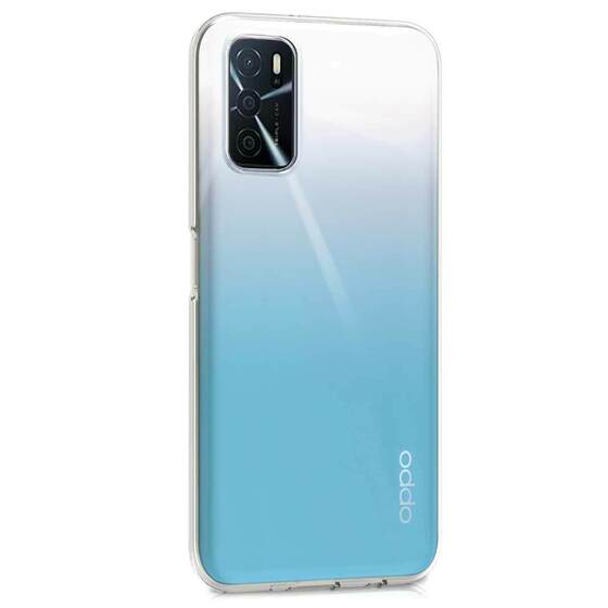 Microsonic Oppo A16 Kılıf Transparent Soft Beyaz