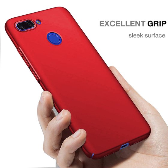 Microsonic Xiaomi Mi 8 Lite Kılıf Premium Slim Kırmızı