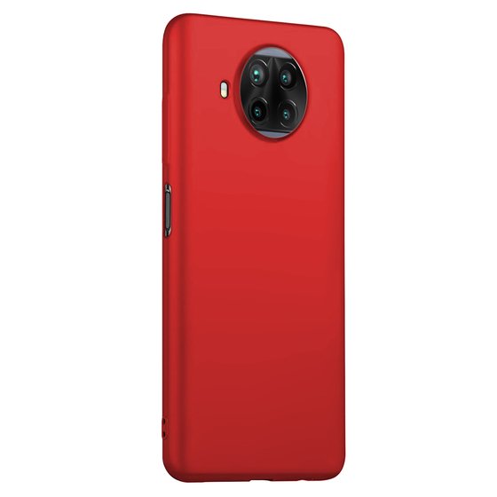 Microsonic Matte Silicone Xiaomi Mi 10T Lite Kılıf Kırmızı