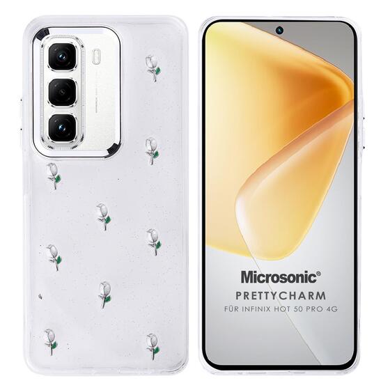 Microsonic Infinix Hot 50 Pro 4G Kılıf PrettyCharm Tulip