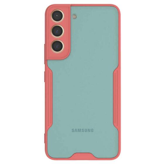 Microsonic Samsung Galaxy S22 Kılıf Paradise Glow Pembe