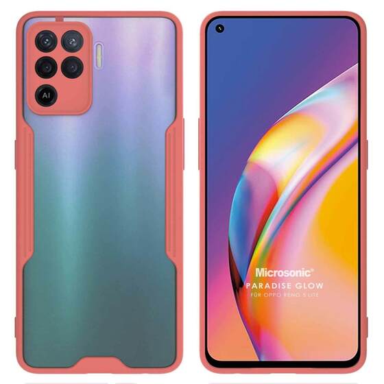 Microsonic Oppo Reno 5 Lite Kılıf Paradise Glow Pembe