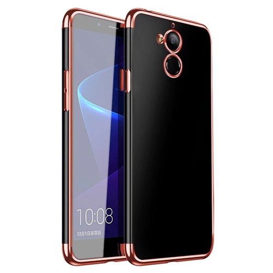 Microsonic General Mobile GM8 Kılıf Skyfall Transparent Clear Rose Gold