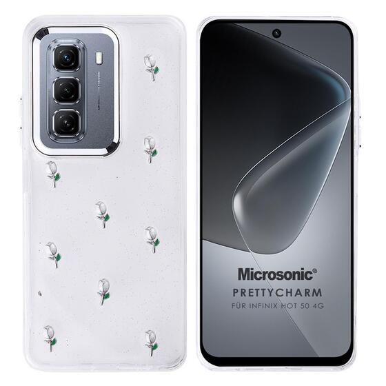 Microsonic Infinix Hot 50 4G Kılıf PrettyCharm Tulip