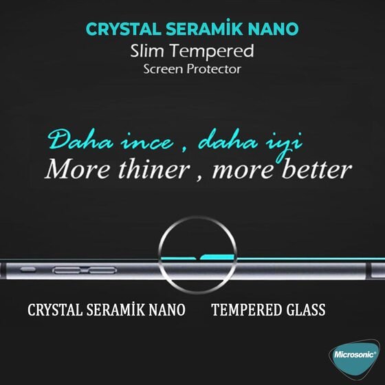 Microsonic Samsung Galaxy S23 FE Crystal Seramik Nano Ekran Koruyucu Siyah (2 Adet)