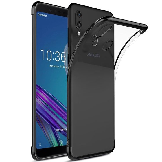 Microsonic Asus Zenfone Max Pro M1 (5.99'') ZB601KL Kılıf Skyfall Transparent Clear Siyah