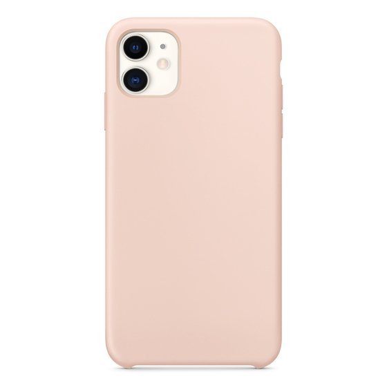 Microsonic Apple iPhone 11 (6.1'') Kılıf Liquid Lansman Silikon Kum Pembesi