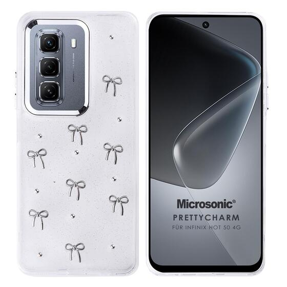 Microsonic Infinix Hot 50 4G Kılıf PrettyCharm Bow