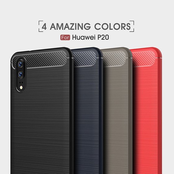 Microsonic Huawei P20 Kılıf Room Silikon Lacivert