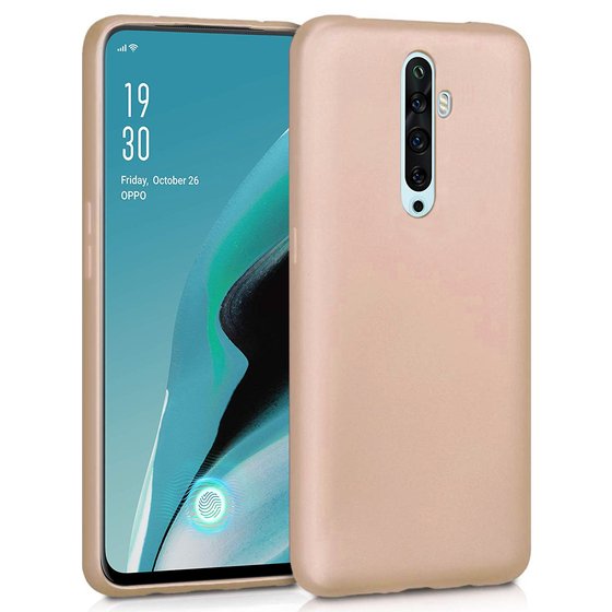 Microsonic Matte Silicone Oppo Reno 2Z Kılıf Gold