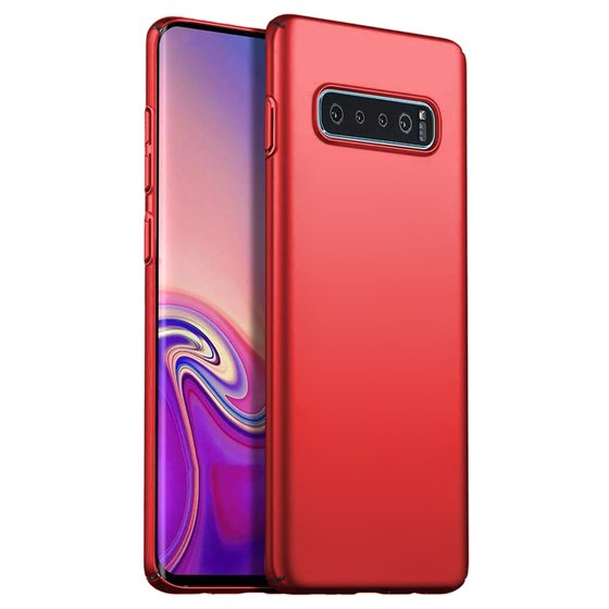 Microsonic Samsung Galaxy S10 Kılıf Premium Slim Kırmızı