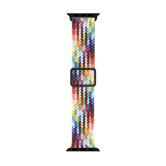 Microsonic Apple Watch Series 5 44mm Kordon Braided Loop Band Pride Edition