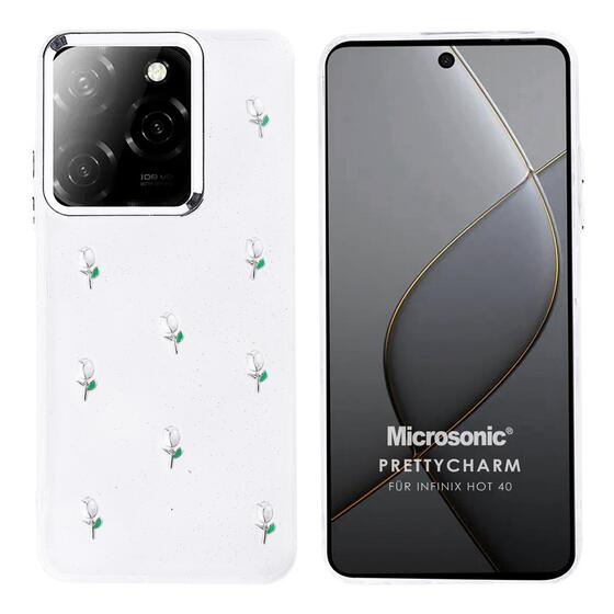 Microsonic Infinix Hot 40 Kılıf PrettyCharm Tulip