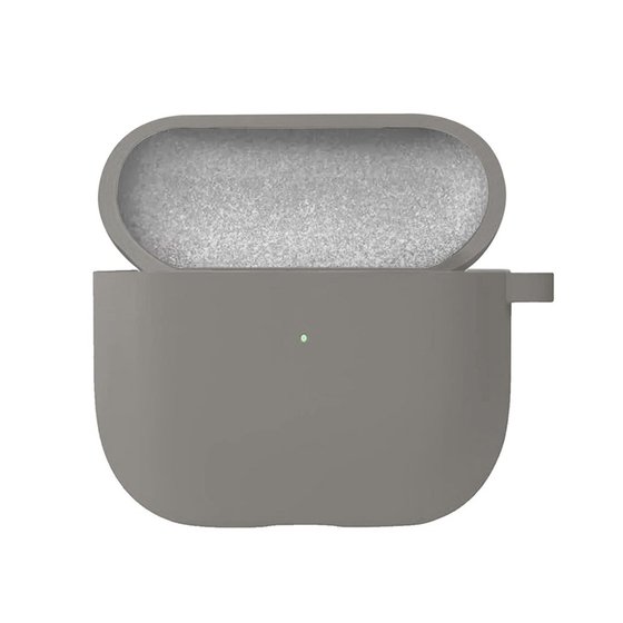 Microsonic Airpods 4.Nesil / ANC Liquid Silicone Lansman Gri