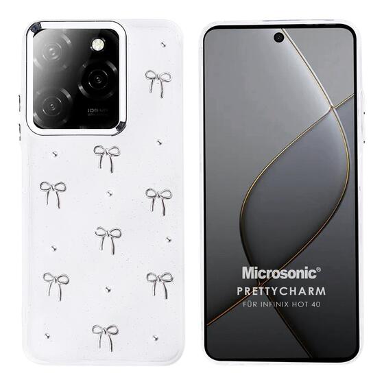 Microsonic Infinix Hot 40 Kılıf PrettyCharm Bow